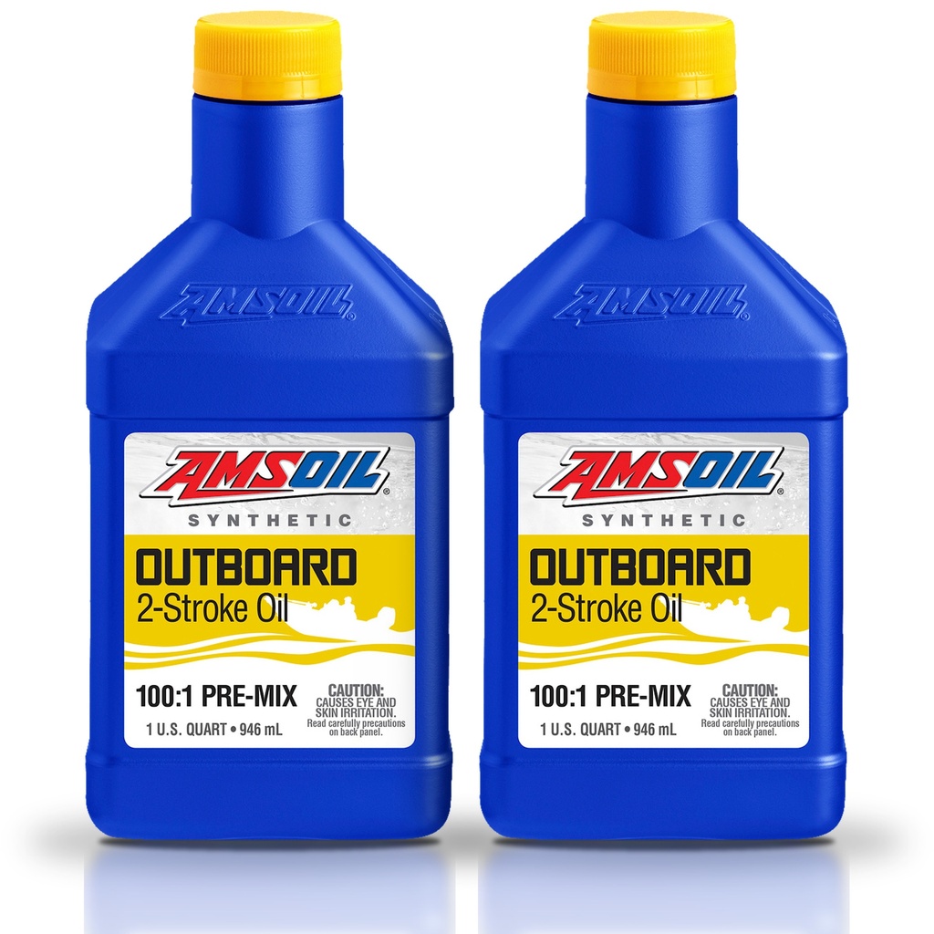 [KIT-AMATOQT-2L] Kit 2 Aceites 2T Amsoil Marino Lancha Premezclado 2 Litros