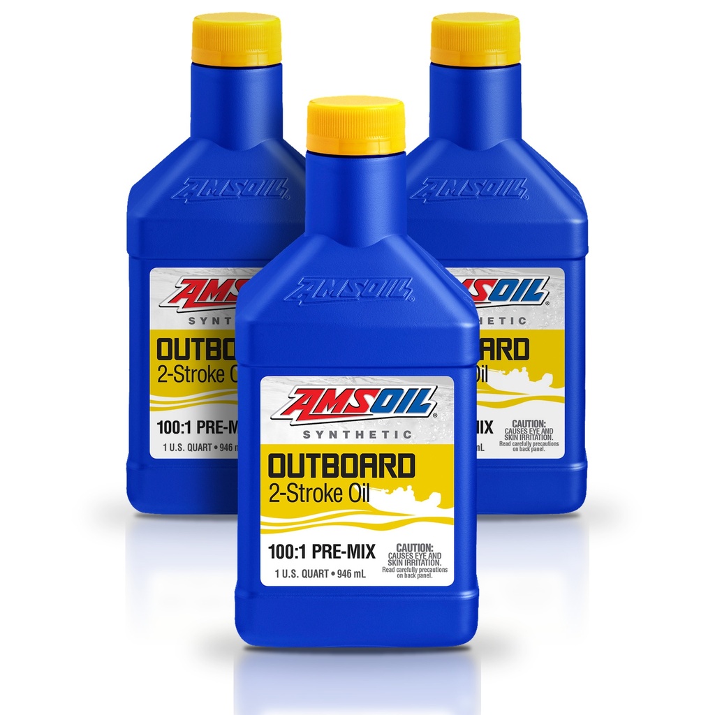 [KIT-AMATOQT-3L] Kit 3 Aceites 2T Amsoil Marino Lancha Premezclado 3 Litros