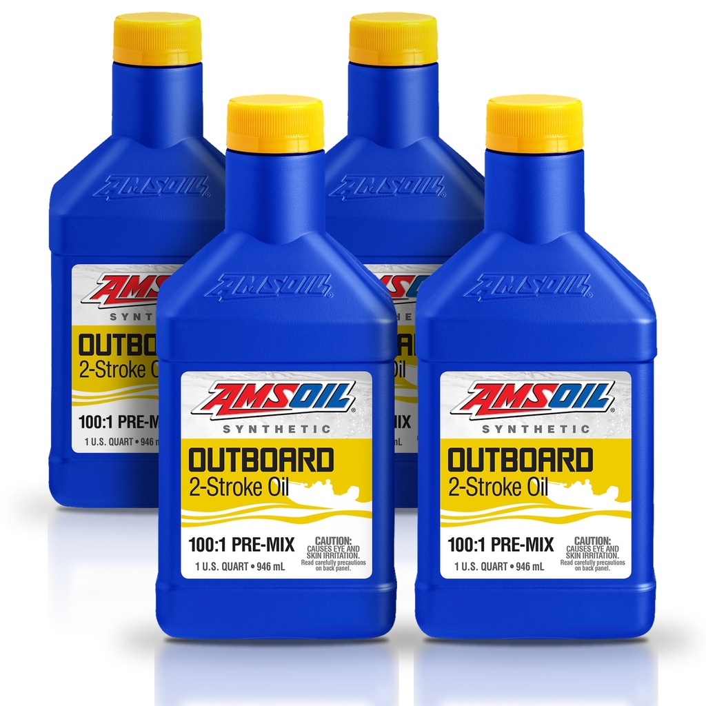 [KIT-AMATOQT-4L] Kit 4 Aceites 2T Amsoil Marino Lancha Premezclado 4 Litros