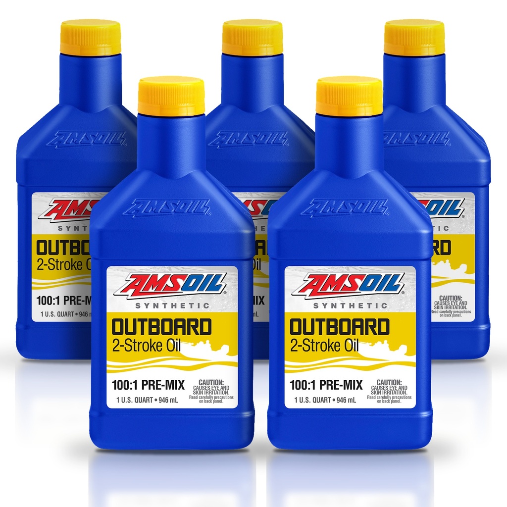 [KIT-AMATOQT-5L] Kit 5 Aceites 2T Amsoil Marino Lancha Premezclado 5 Litros