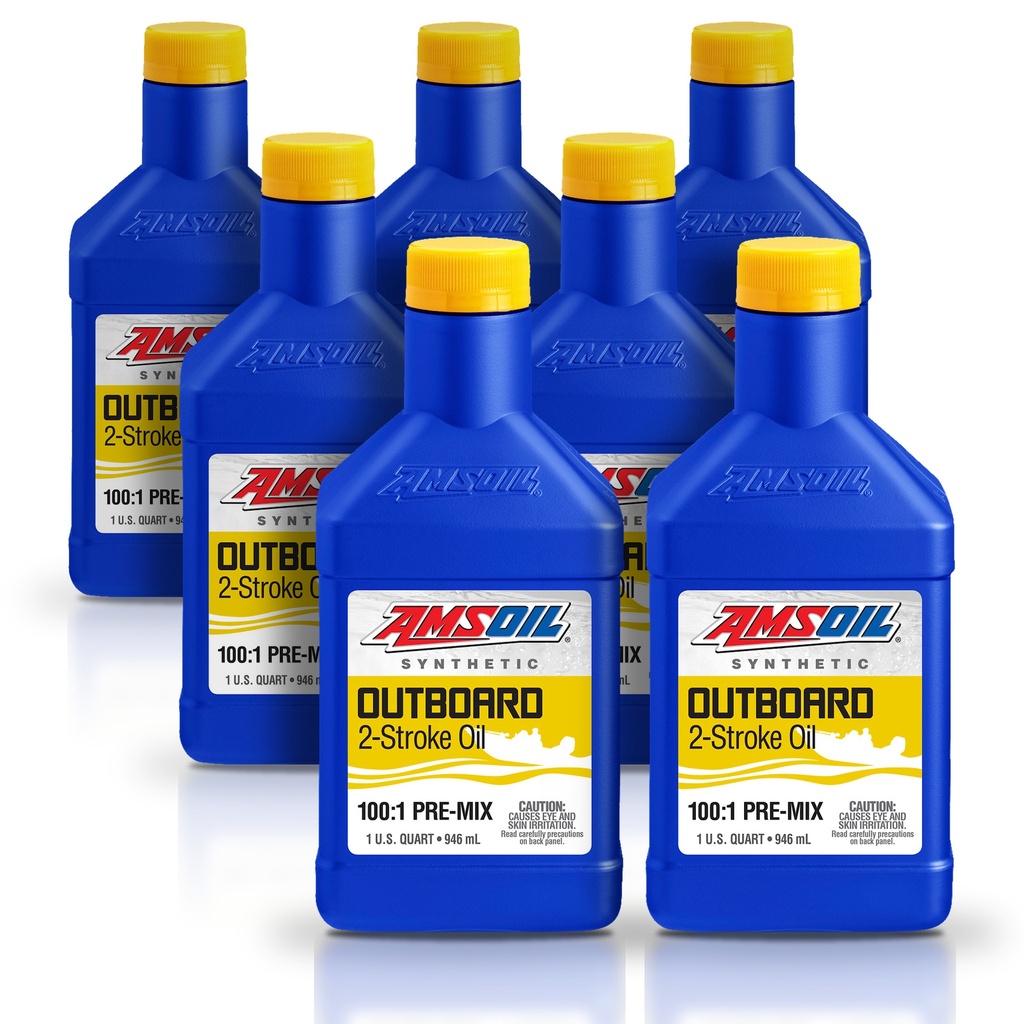 [KIT-AMATOQT-7L] Kit 7 Aceites 2T Amsoil Marino Lancha Premezclado 7 Litros