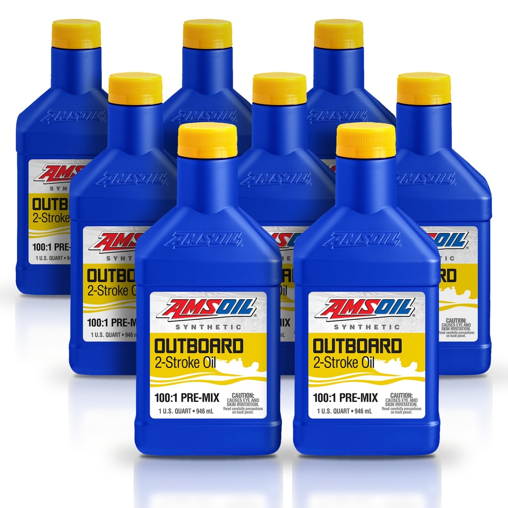 [KIT-AMATOQT-8L] Kit 8 Aceites 2T Amsoil Marino Lancha Premezclado 8 Litros