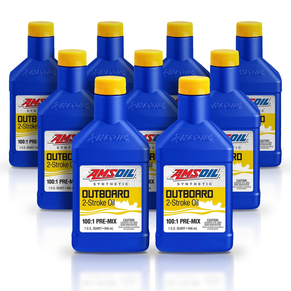 [KIT-AMATOQT-9L] Kit 9 Aceites 2T Amsoil Marino Lancha Premezclado 9 Litros