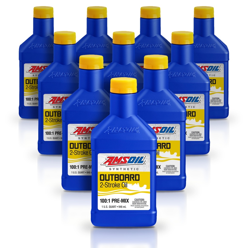 [KIT-AMATOQT-10L] Kit 10 Aceites 2T Amsoil Marino Lancha Premezclado 10 Litros