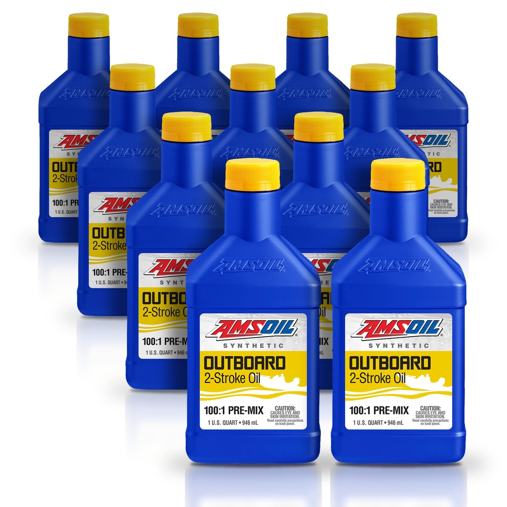 [KIT-AMATOQT-11L] Kit 11 Aceites 2T Amsoil Marino Lancha Premezclado 11 Litros