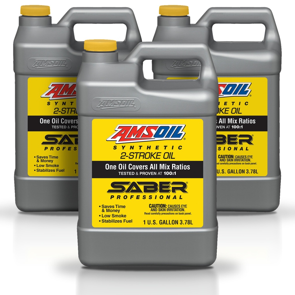 [KIT-AMATP1G-3G] Kit 3 Aceites 2T Amsoil Jaso Fd Podadora 11 Litros