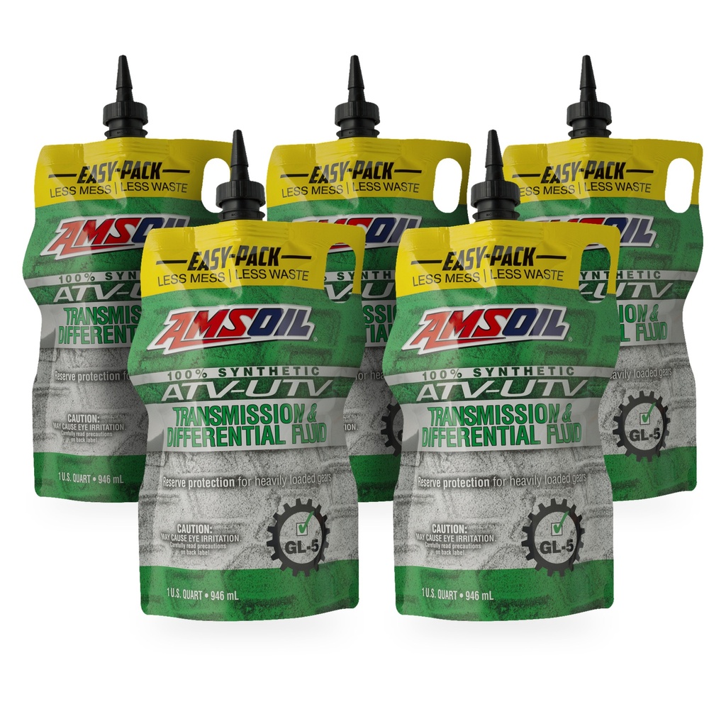 [KIT-AMAUDTPK-5L] Kit 5 Aceites Amsoil Transmision Diferencial Atv 5 Litros