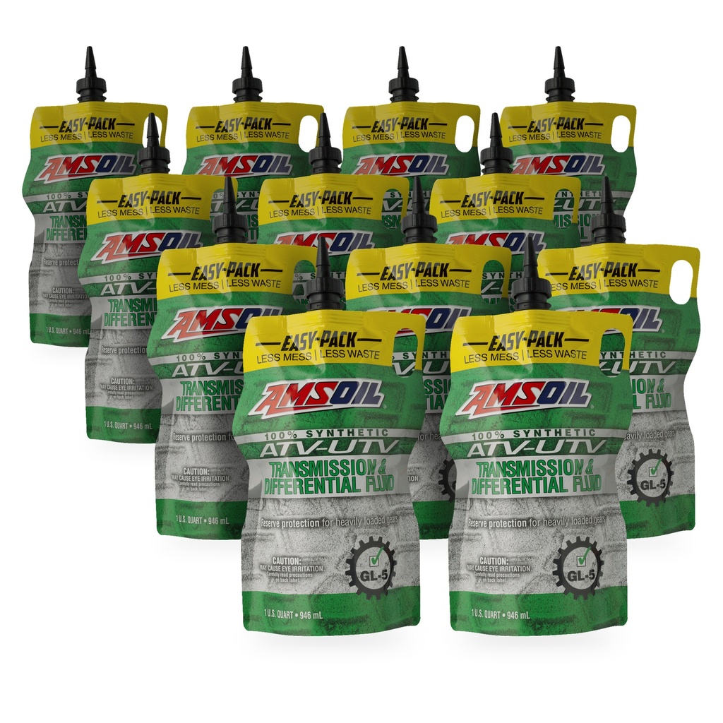 [KIT-AMAUDTPK-12L] Kit 12 Aceites Amsoil Transmision Diferencial Atv 12 Litros
