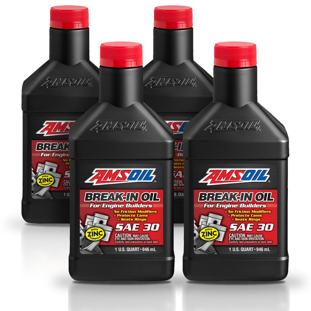 [KIT-AMBRKQT-4L] Kit 4 Aceites Sae 30 Amsoil Asentamiento Anillos 4 Litros