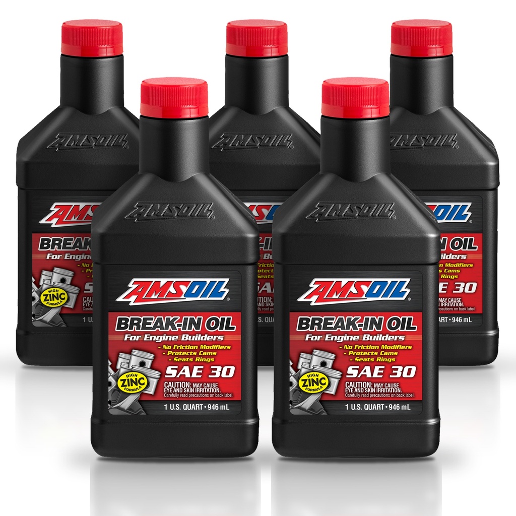 [KIT-AMBRKQT-5L] Kit 5 Aceites Sae 30 Amsoil Asentamiento Anillos 5 Litros