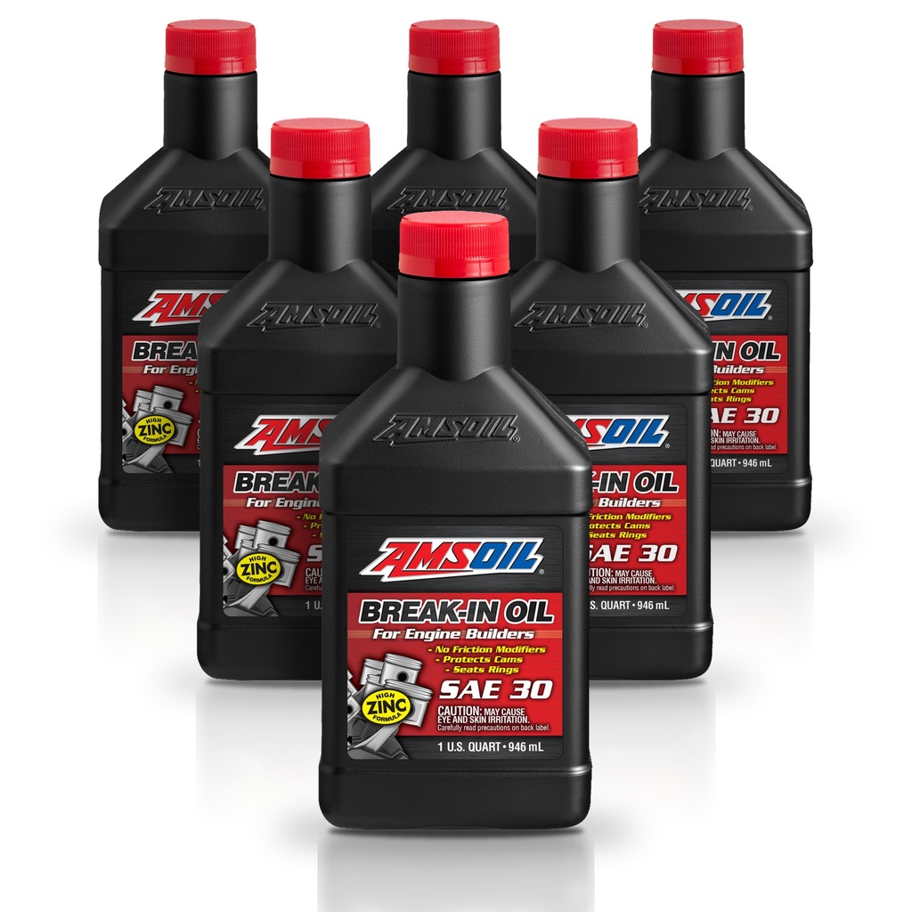[KIT-AMBRKQT-6L] Kit 6 Aceites Sae 30 Amsoil Asentamiento Anillos 6 Litros