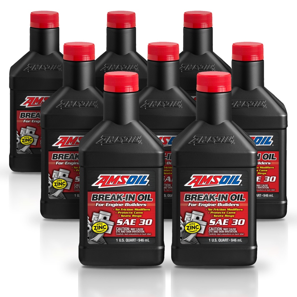 [KIT-AMBRKQT-8L] Kit 8 Aceites Sae 30 Amsoil Asentamiento Anillos 8 Litros