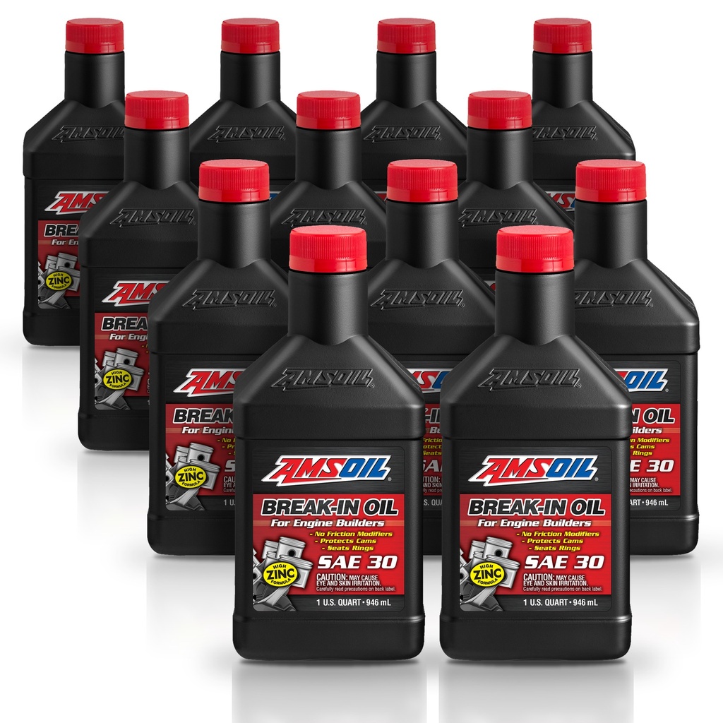 [KIT-AMBRKQT-12L] Kit 12 Aceites Sae 30 Amsoil Asentamiento Anillos 12 Litros