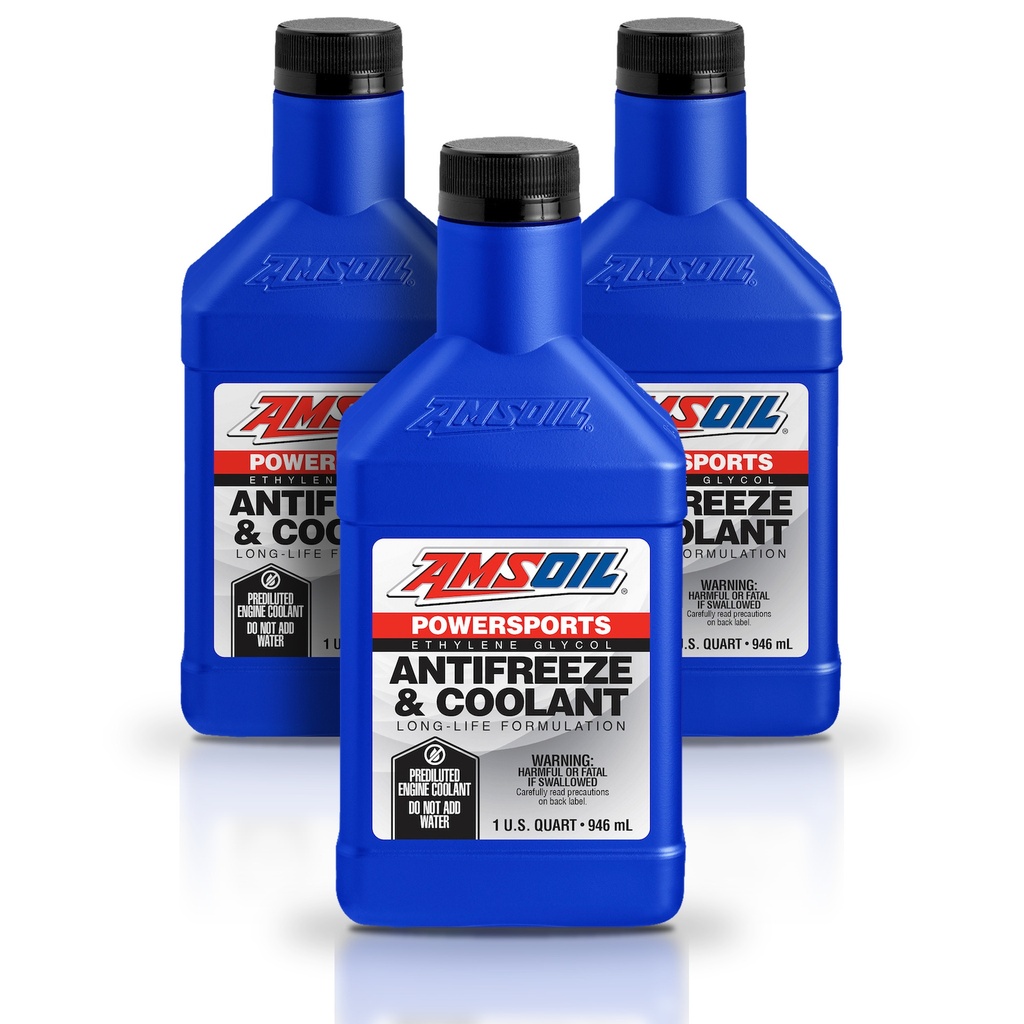 [KIT-AMPSAFQT-3L] Kit 3 Anticongelantes Verde Amsoil Moto 3 Litros