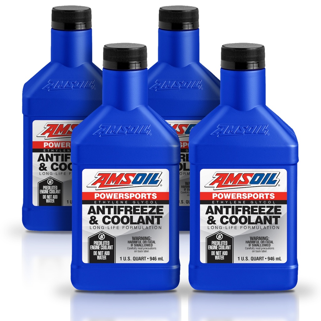 [KIT-AMPSAFQT-4L] Kit 4 Anticongelantes Verde Amsoil Moto 4 Litros