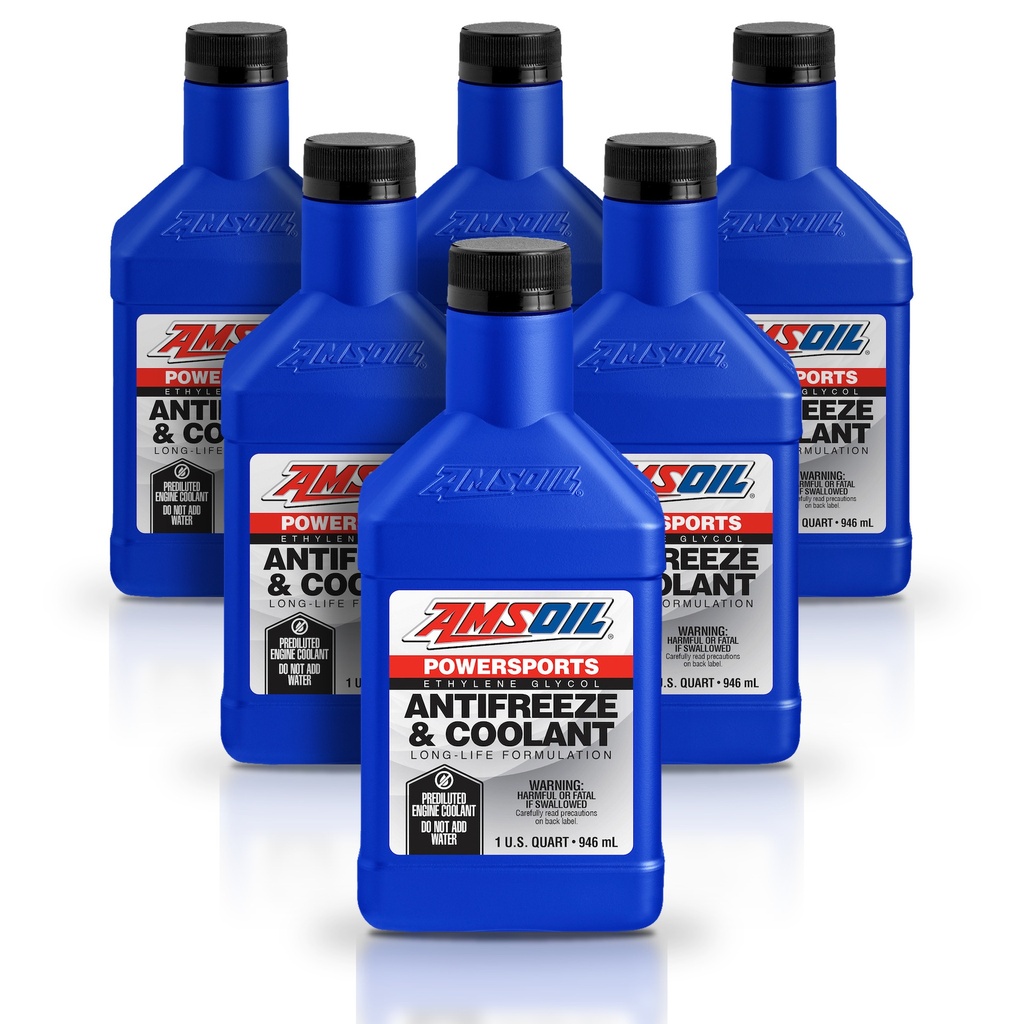 [KIT-AMPSAFQT-6L] Kit 6 Anticongelantes Verde Amsoil Moto 6 Litros
