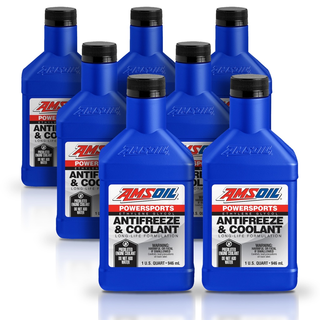 [KIT-AMPSAFQT-7L] Kit 7 Anticongelantes Verde Amsoil Moto 7 Litros