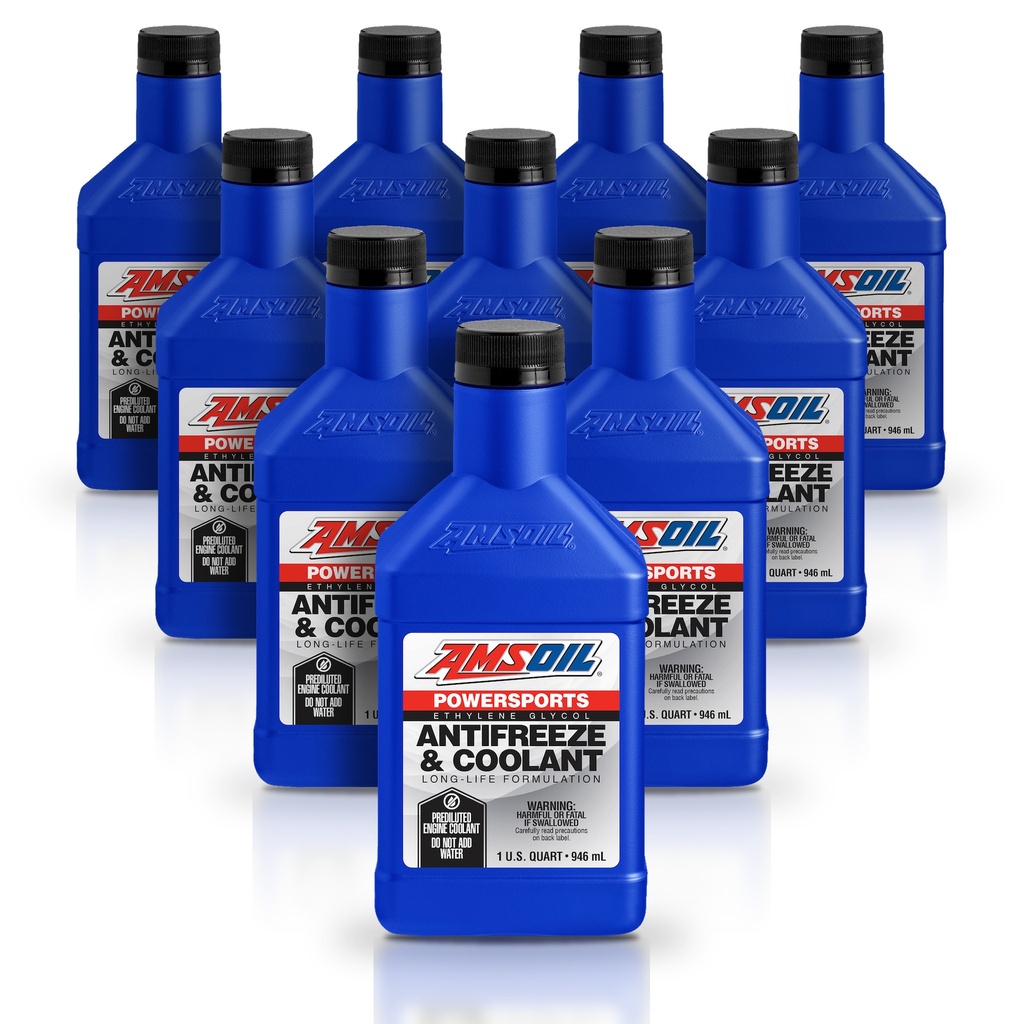 [KIT-AMPSAFQT-10L] Kit 10 Anticongelantes Verde Amsoil Moto 10 Litros