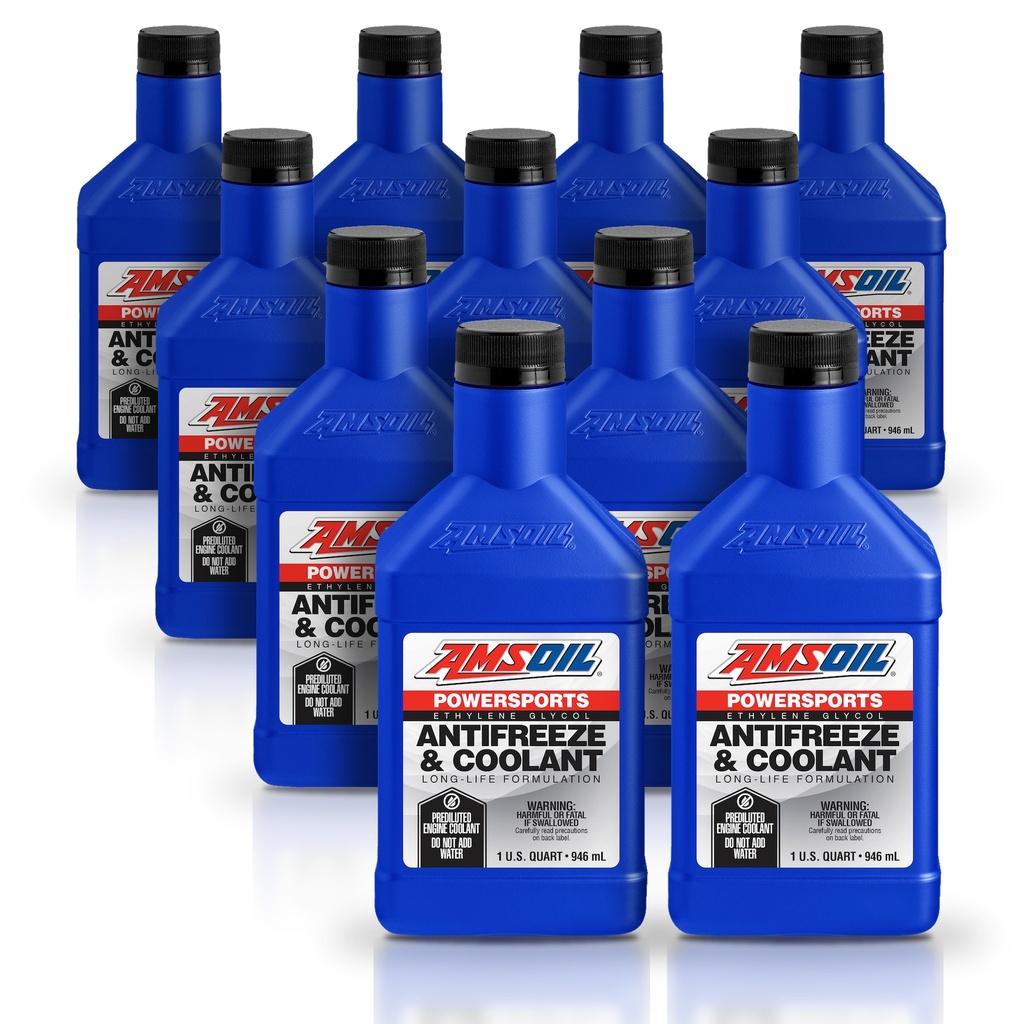 [KIT-AMPSAFQT-11L] Kit 11 Anticongelantes Verde Amsoil Moto 11 Litros