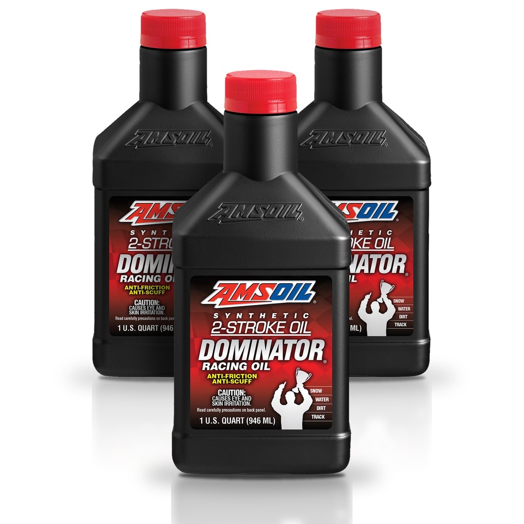 [KIT-AMTDRQT-3L] Kit 3 Aceites 2T Amsoil Moto Alto Desempeño 3 Litros