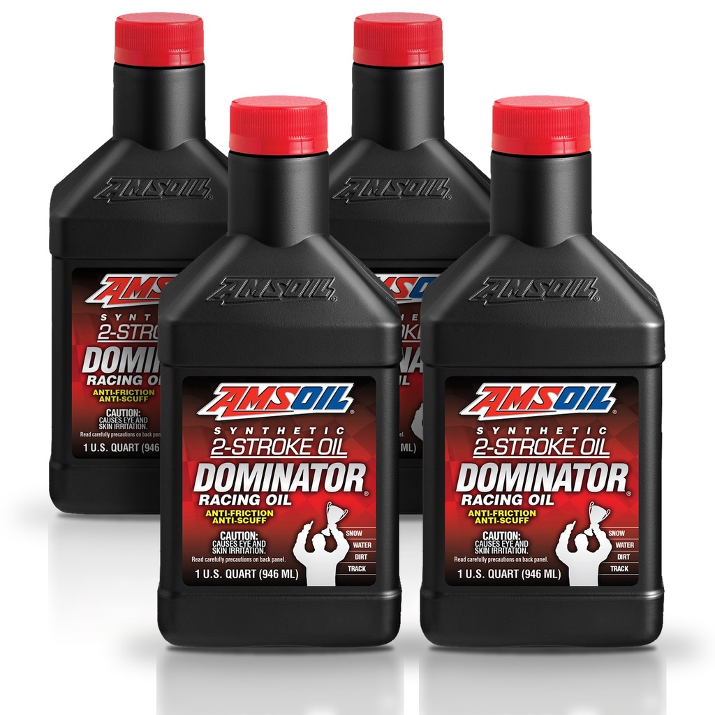 [KIT-AMTDRQT-4L] Kit 4 Aceites 2T Amsoil Moto Alto Desempeño 4 Litros