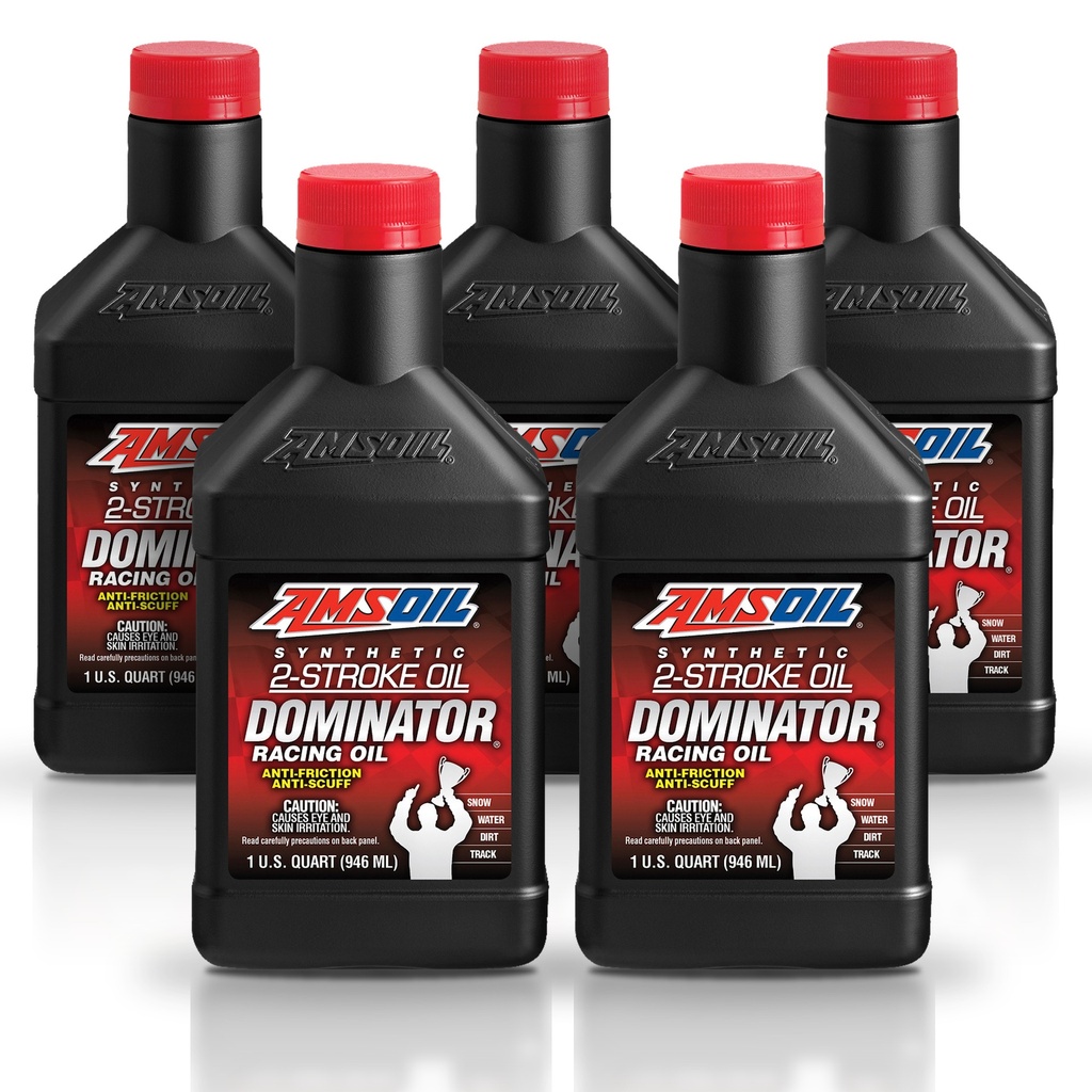 [KIT-AMTDRQT-5L] Kit 5 Aceites 2T Amsoil Moto Alto Desempeño 5 Litros