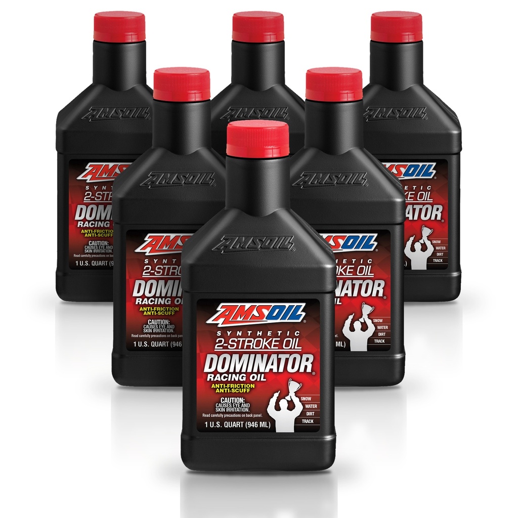 [KIT-AMTDRQT-6L] Kit 6 Aceites 2T Amsoil Moto Alto Desempeño 6 Litros