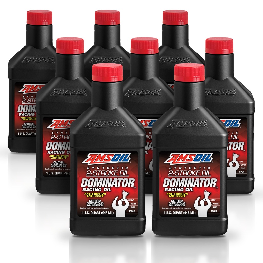 [KIT-AMTDRQT-8L] Kit 8 Aceites 2T Amsoil Moto Alto Desempeño 8 Litros