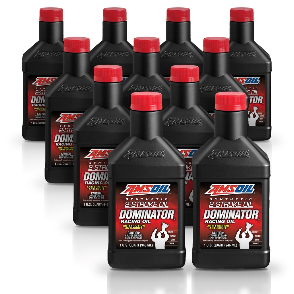 [KIT-AMTDRQT-11L] Kit 11 Aceites 2T Amsoil Moto Alto Desempeño 11 Litros
