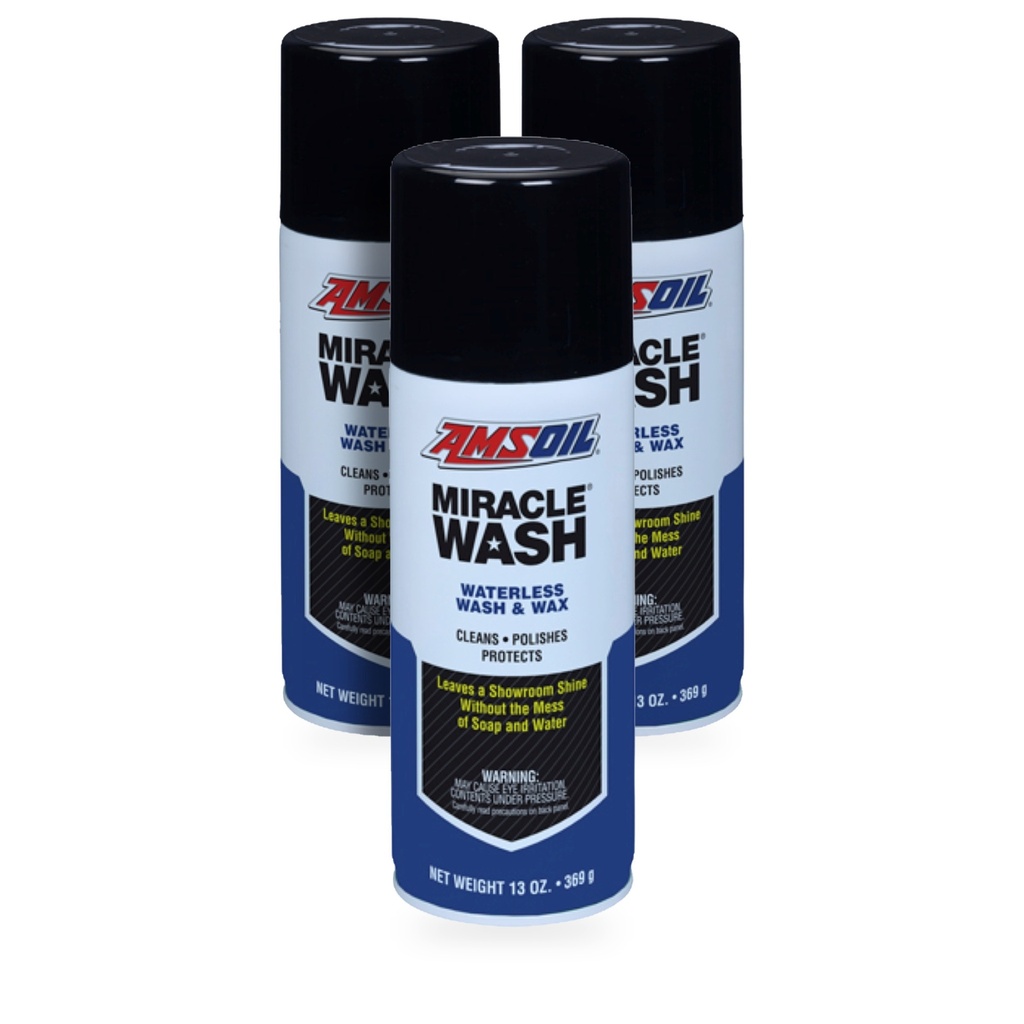 [KIT-AMAMWSC-3P] Kit 3 Piezas Lavado Y Cera Sin Agua Amsoil Miracle Wash