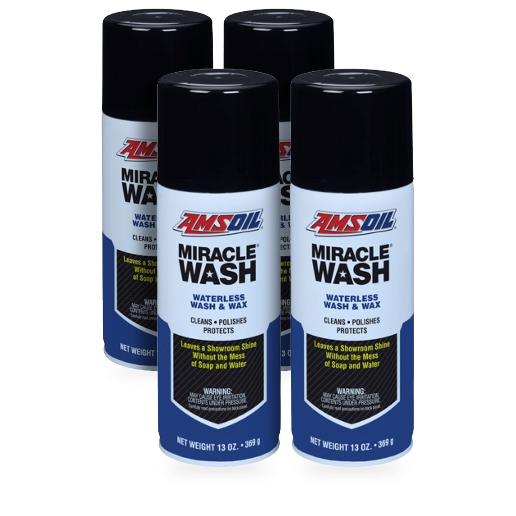 [KIT-AMAMWSC-4P] Kit 4 Piezas Lavado Y Cera Sin Agua Amsoil Miracle Wash