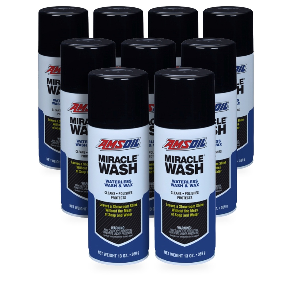 [KIT-AMAMWSC-9P] Kit 9 Piezas Lavado Y Cera Sin Agua Amsoil Miracle Wash