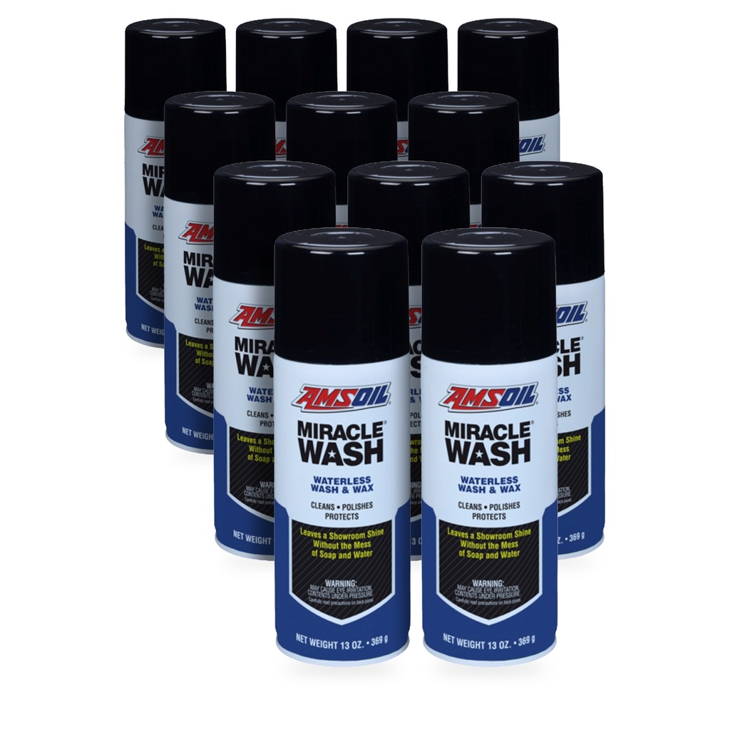 [KIT-AMAMWSC-12P] Kit 12 Piezas Lavado Y Cera Sin Agua Amsoil Miracle Wash