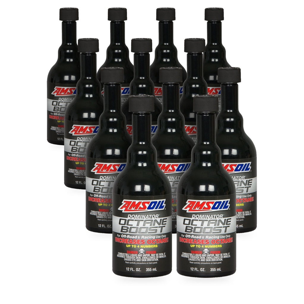 [KIT-AMAOBBE-12P] Kit 12 Aditivos Potenciador De Octanaje Amsoil +4 4 Litros