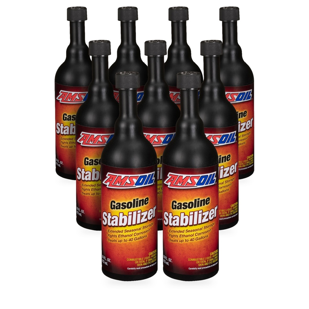 [KIT-AMASTCN-9P] Kit 9 Aditivos Estabilizador De Gasolina Amsoil 4 Litros