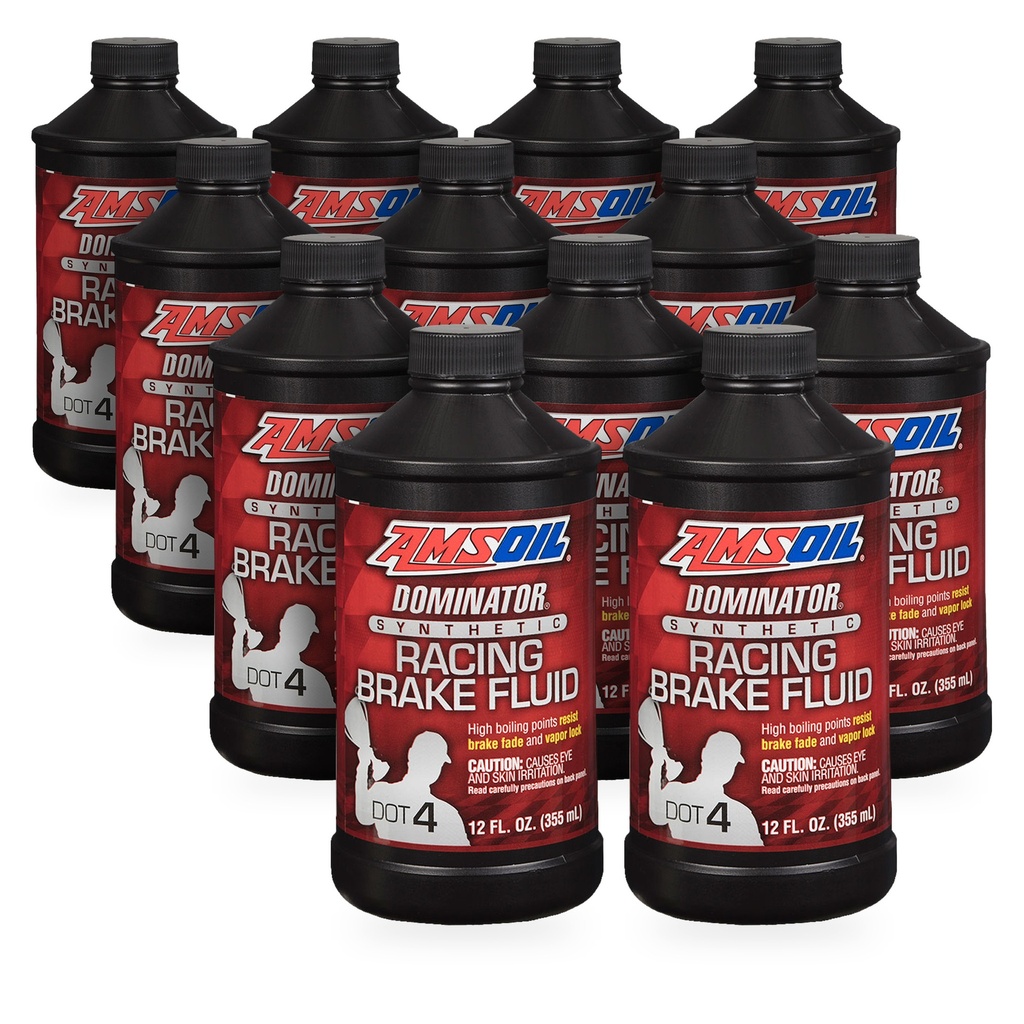 [KIT-AMBFRCN-12P] Kit 12 Liquidos De Frenos Dot4 Amsoil 4 Litros