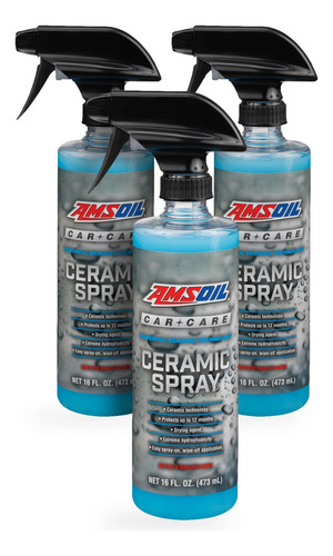 [KIT-AMCSFCN-3P] Kit 3 Ceras Ceramica Amsoil Spray Hidrofobico 1 Litro