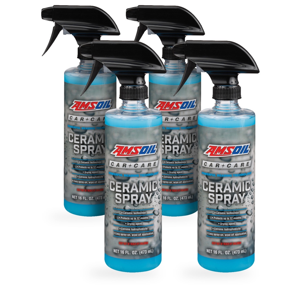 [KIT-AMCSFCN-4P] Kit 4 Ceras Ceramica Amsoil Hidrofobico 2 Litros