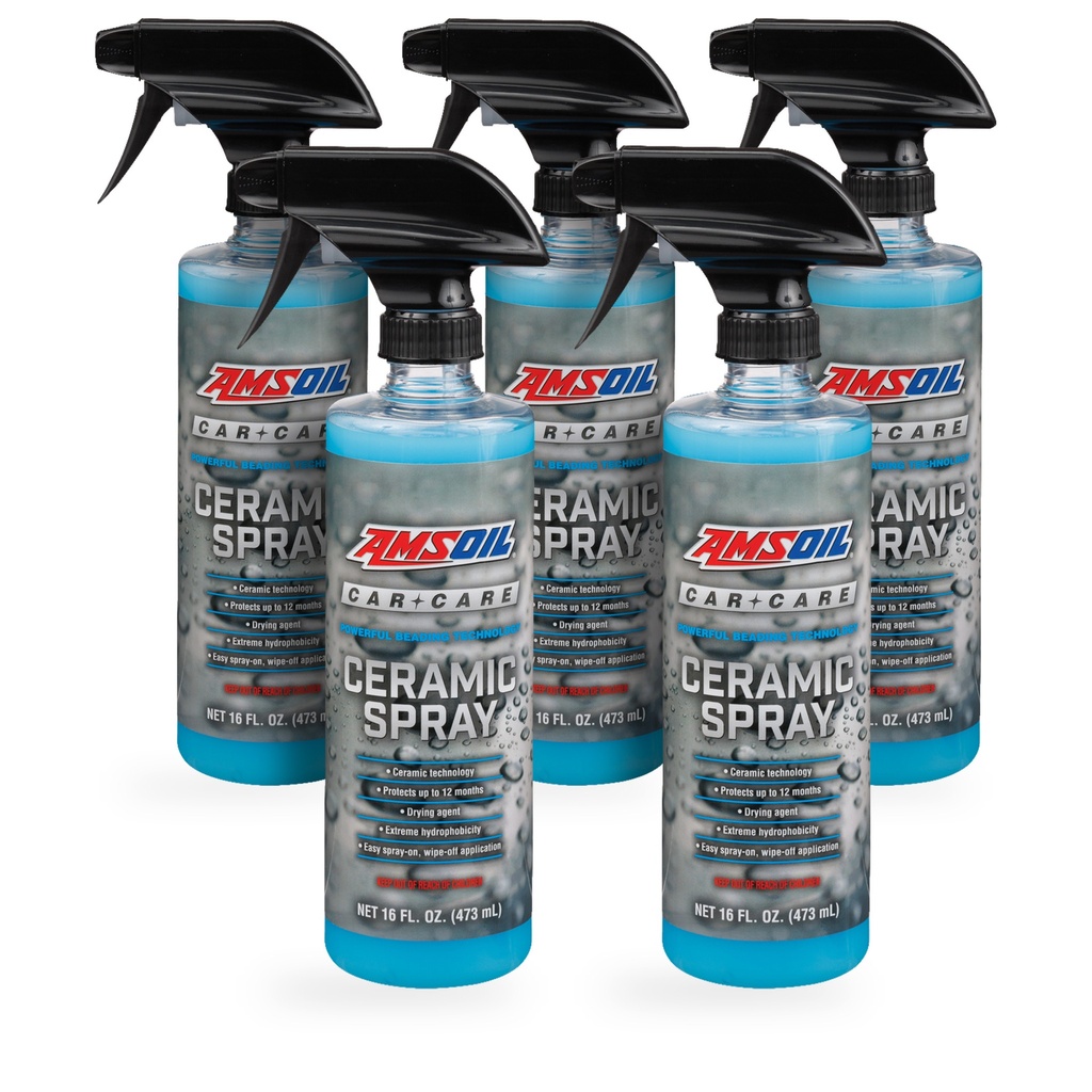 [KIT-AMCSFCN-5P] Kit 5 Ceras Ceramica Amsoil Hidrofobico 2 Litros