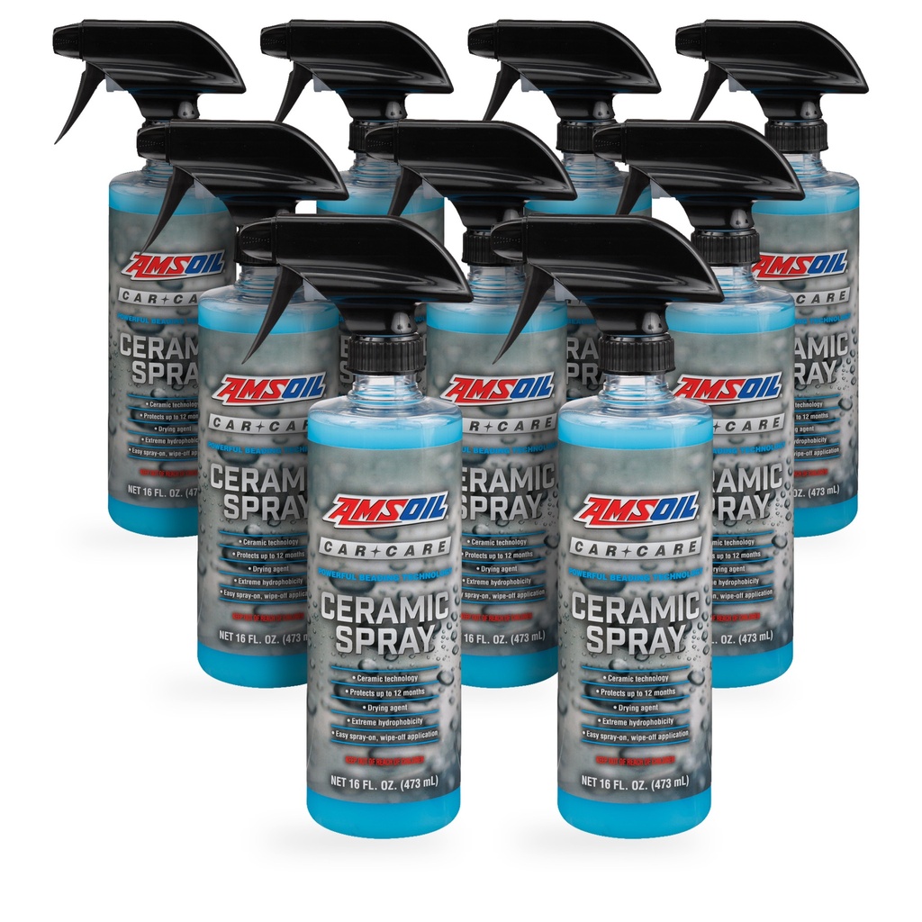 [KIT-AMCSFCN-9P] Kit 9 Ceras Ceramica Amsoil Hidrofobico 4 Litros