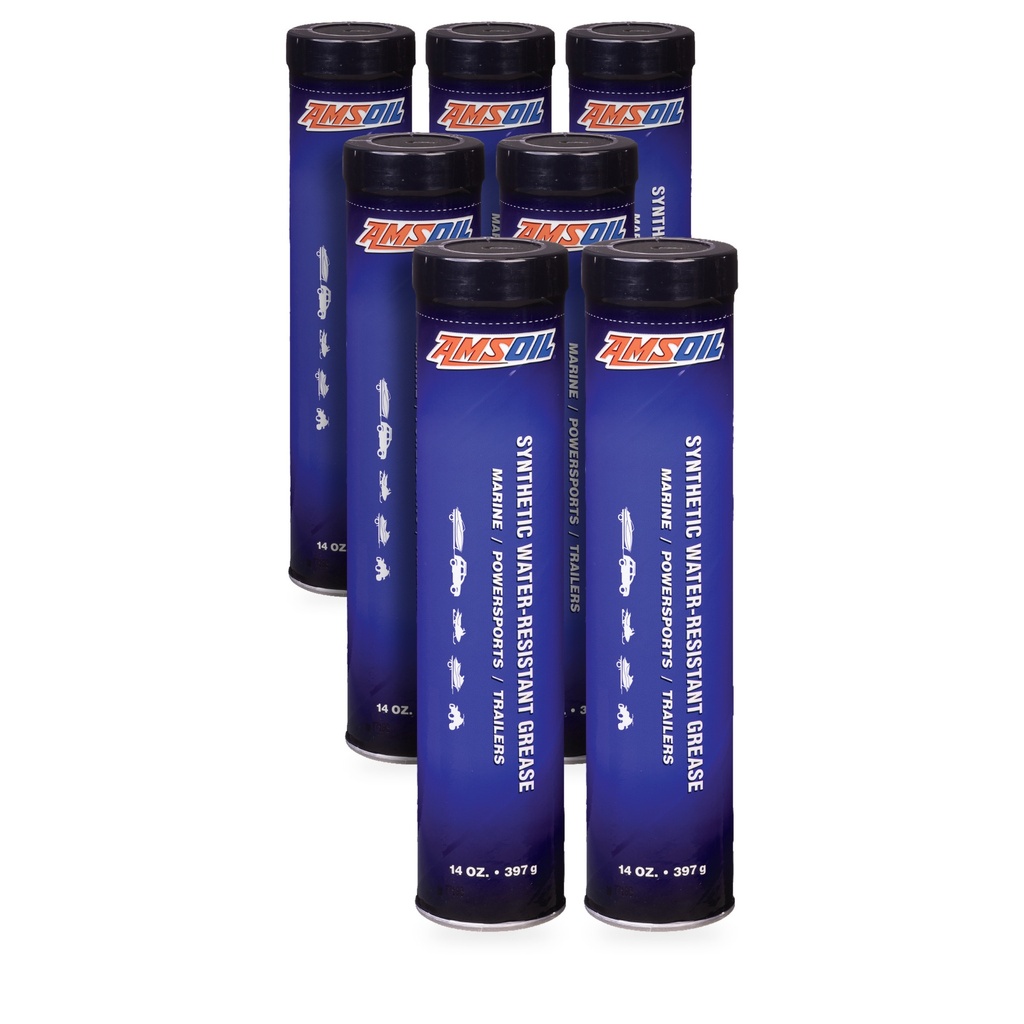 [KIT-AMGWRCR-7P] Kit 7 Grasas Sintetica Resistente Al Agua Amsoil Nlgi 2