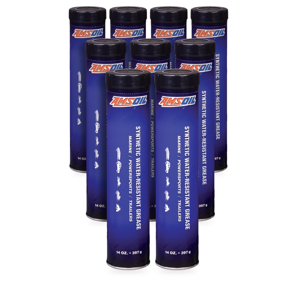 [KIT-AMGWRCR-9P] Kit 9 Grasas Sintetica Resistente Al Agua Amsoil Nlgi 2