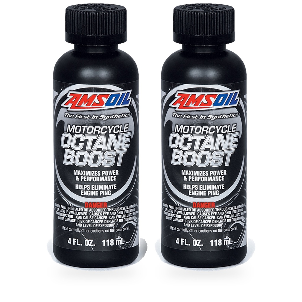[KIT-AMMOBCN-2P] Kit 2 Aditivos Potenciador Octanaje Amsoil Moto +3 236 Ml