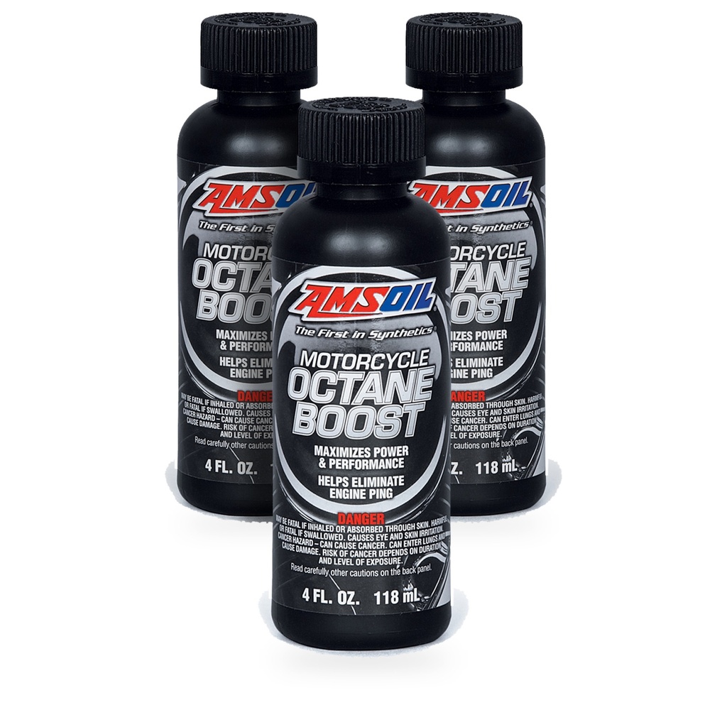 [KIT-AMMOBCN-3P] Kit 3 Aditivos Potenciador Octanaje Amsoil Moto +3 354 Ml