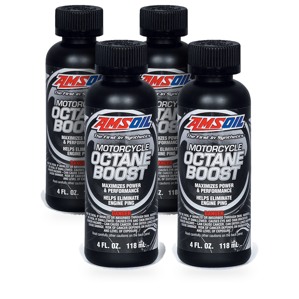 [KIT-AMMOBCN-4P] Kit 4 Aditivos Potenciador Octanaje Amsoil Moto +3 472 Ml