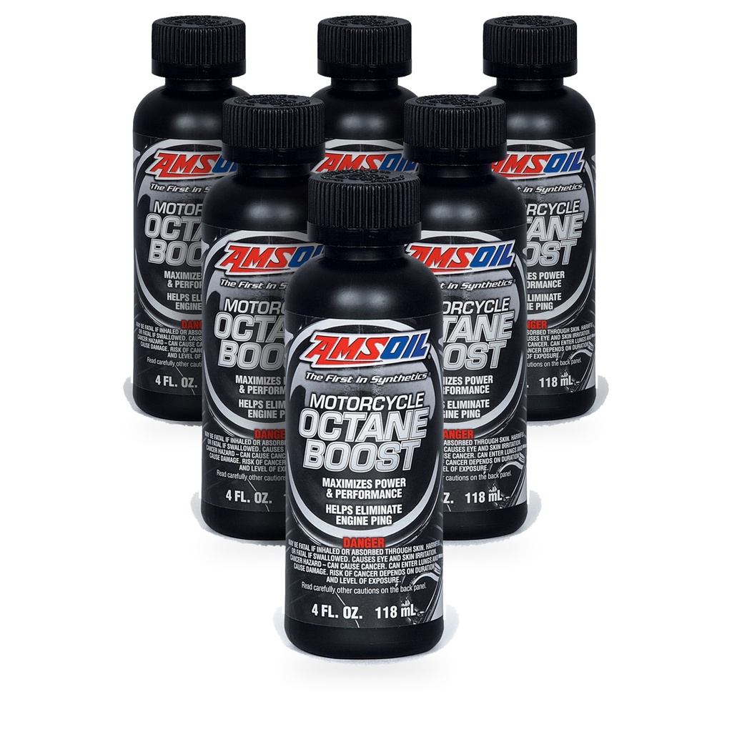 [KIT-AMMOBCN-6P] Kit 6 Aditivos Potenciador Octanaje Amsoil Moto +3 708 Ml