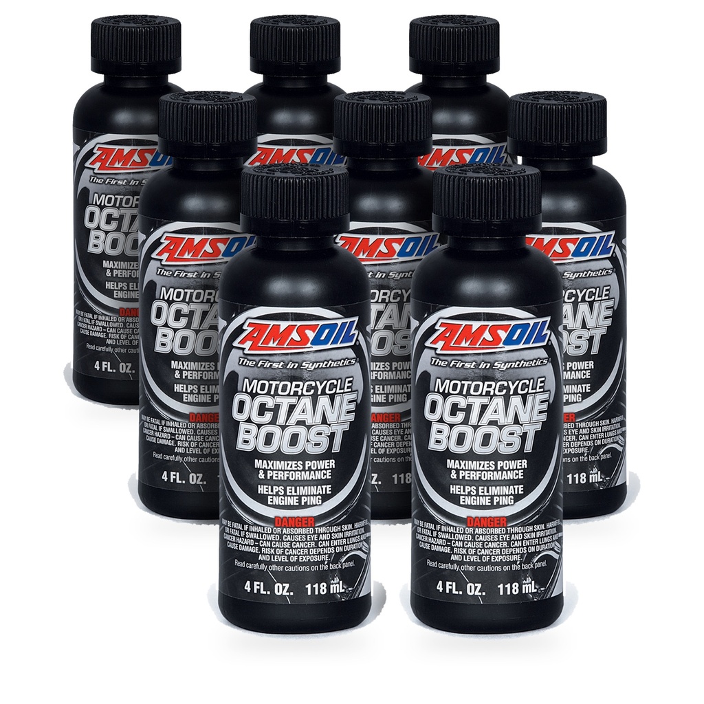 [KIT-AMMOBCN-8P] Kit 8 Aditivos Potenciador Octanaje Amsoil Moto +3 944 Ml