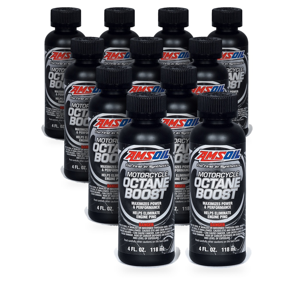 [KIT-AMMOBCN-11P] Kit 11 Aditivos Potenciador Octanaje Amsoil Moto +3 1 Litro